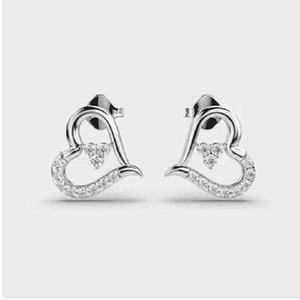 Pendientes de Diamantes Cultivados en Laboratorio con Forma de Corazón de Lujo, Certificados por IGI, Joyería Fina para Bodas, Regalos, Novedad, Oro/Plata/Rosa - Product Image 2