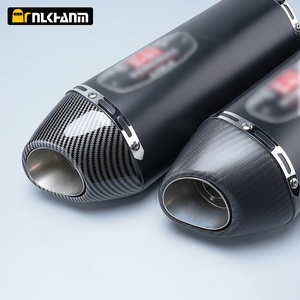 Silenciador de <span class=keywords><strong>Escape</strong></span> Universal para Motocicleta de 51 mm, <span class=keywords><strong>Escape</strong></span> <span class=keywords><strong>Yoshimura</strong></span> R77, MT09, MT07, R3, ZX4R, ZX6R, Z400, CBR500, 150CC, Nuevo, de Acero al Carbono - Product Image 4