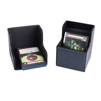 Étui à cartes en cuir 4-en-1, double compartiment, étui à cartes magnétique scellé pour cartes à collectionner Magic /ODM/OEM
