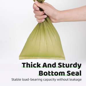 Eco-Friendly <b>Biodegradable</b> Trash <b>Bag</b> Thick Material Leak-Proof Design Strong Odor Control for All Waste Pet Waste Disposal - Product Image 4