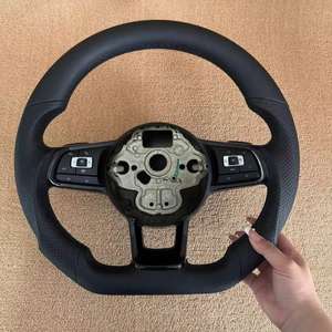 พวงมาลัยรถสปอร์ตหนังสำหรับ <span class=keywords><strong>VW</strong></span> CC Magotan MK7กอล์ฟ R GTI GTD GTE POLO GTI Scirocco T ROC Tiguan - Product Image 6