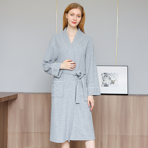 Vente en gros de <span class=keywords><strong>peignoir</strong></span> de luxe en <span class=keywords><strong>coton</strong></span> biologique de haute qualité, <span class=keywords><strong>peignoir</strong></span> kimono en <span class=keywords><strong>coton</strong></span> éponge gaufré - Product Image 1