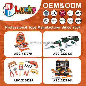 Lucky Toys semblant jouer ensemble 3 en 1 bricolage <span class=keywords><strong>perceuse</strong></span> tournevis outils ensemble simulé Portable réparation valise <span class=keywords><strong>jouet</strong></span> ensemble pour garçons cadeau - Product Image 6