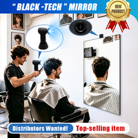 Espejo de Barbería de Lujo, Espejo de Pared para Salón de Belleza, Espejo Inteligente con IA de 43/55/65 Pulgadas para Salón de Belleza Moderno