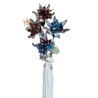 Fleurs artificielles de luxe haut de gamme YL en mousse pour salon et entrée, décoration de mariage, fleurs simulées faites à la main pour DIY