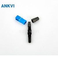 Konektor Serat Optik Cepat 1301-2 LN-01 SC UPC 0.3dB Loss FTTH Drop Cable Field Assembly