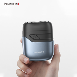 Rasoio Elettrico Portatile Mini Komingdon per Uomo, Doppia Testina, da Viaggio, Impermeabile, per Rasatura Liscia su Pelle Asciutta o Bagnata - Product Image 1