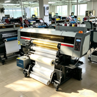 Impresora de Etiquetas UV DTF A3 de Alta Resolución para Uso Industrial, Laminación Integrada, Impresión Rápida de Etiquetas en Rollo