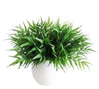 Plante Artificielle Réaliste en Pot – Plantes Artificielles Économiques Effet Naturel – Herbe Haut de Gamme pour Terrains de Football – Fougères Artificielles