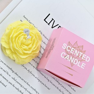 Velas Aromáticas con Forma de Peonía de Diseño Único, Decoración Clásica para el Hogar, Recuerdo Romántico para el Día del Padre, <span class=keywords><strong>Cera</strong></span> de Coco y Soja - Product Image 3