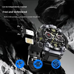 Reloj Inteligente 4G <span class=keywords><strong>para</strong></span> Exteriores con Pantalla AMOLED, Android, GPS, Correa <span class=keywords><strong>de</strong></span> Silicona, Asistente <span class=keywords><strong>de</strong></span> Voz, Videollamada, Red Completa, Tarjeta SIM Global, Plástico - Product Image 5