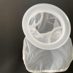 Sac filtrant liquide avec anneau en <span class=keywords><strong>plastique</strong></span>, sac filtrant en nylon et polyester pour la filtration de l'eau, de l'huile et des produits chimiques - Product Image 1