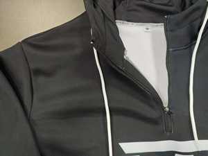 मूरी टैटू के साथ शुद्ध कस्टम क्वार्टर जिप हूडी टैटू पुरुषों के ढीले फिट लंबे आस्तीन पॉलिनेशियन रग्बी हुड स्वेटशर्ट - Product Image 4