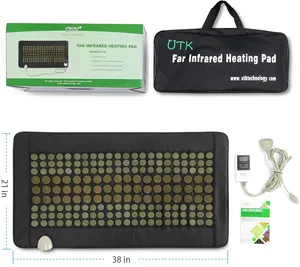 Far Infrared Heating Pad for Back Pain Relief Natural Jade Stone Therapy Pad