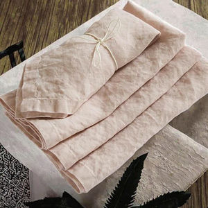 Juego de Mantel y Servilletas de Lino 100% Hecho a Mano, Estilo Clásico, Lino Francés Lavado a la Piedra, para el Hogar, Avión o Bodas - Product Image 3