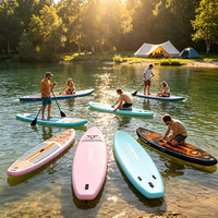 Planche de paddle de pêche SUP tout-terrain stable et durable avec siège de rangement extra large pour équipement, capacité de charge de 400 kg