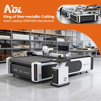 AOL Automatischer Digitaler Oszillierender Messerschneider Visitenkarten-Schneidemaschine für Pizzakartons Kraftkarton Pappe