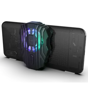 Fabricant de refroidisseur de jeu de téléphone portable à lumière LED colorée sans fil à batterie intégrée avec support d'aspiration - Product Image 1
