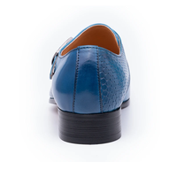 Deluxe Herren-Slipper aus Echtleder, Lässige Slip-On Schuhe, Monk-Strap Anzugschuhe für Männer