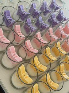 Wholesale Custom Luxury Wedding Soy Wax Scented <strong>Candles</strong>, Exquisite Purple &amp; <strong>Pink</strong> Butterfly <strong>Candles</strong> with Lids for Baby Showers - Product Image 5
