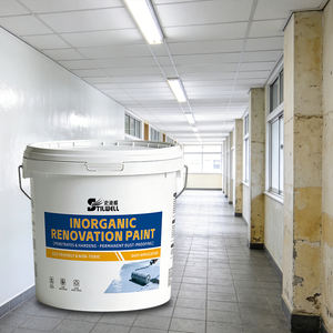 Peinture inorganique <span class=keywords><strong>anti</strong></span>-fissuration à haute élongation, revêtement liquide imperméable avec couleur personnalisable pour l'entretien des murs extérieurs - Product Image 1