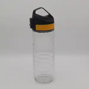 Bán buôn tốt nhất 650ml nhựa thể thao chai nước với BPA miễn phí nắp chai nước biểu tượng tùy chỉnh chai nước nhà sản xuất