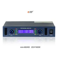 RIY Amplifier Digital Kelas D Karoke, Upgrade Mini-M2450 Min Audioi Amplifier Daya 1u Tinggi
