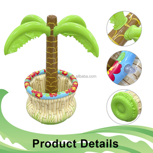 Mart Nouvellement Conçu Cocotier Gonflable Boisson Porte-Gobelet Piscine Tasse Flotteur pour Cocktails Seau À Glace Fête D'été Must Have - Product Image 5