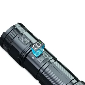 3500 lumen P70 LED torcia a lungo raggio in alluminio 40W torcia multiuso ricaricabile Super luminosa per escursioni