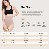 S-SHAPER Bragas Moldeadoras Sin Costuras de Cintura Alta con Tira de Silicona Antideslizante, Levantador de Abdomen, Cadera y Glúteos, Faja Corsé