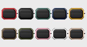 Funda de lujo para auriculares para AirPods <span class=keywords><strong>Pro</strong></span>, funda de silicona con armadura para auriculares/auriculares para <span class=keywords><strong>Apple</strong></span> Air Pods <span class=keywords><strong>Pro</strong></span> 4, funda a prueba de golpes - Product Image 6