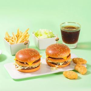 Hamburger tre Cocktail Picks tăm cupcake toppers Sandwich khai vị trang trí xiên uống trang trí trang trí gậy - Product Image 6