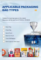 Machine de remplissage et de scellage automatique BANMO pour sachets préformés Doypack, ensacheuse pour sachets stand-up pour miel et ketchup, 20-30 BPM