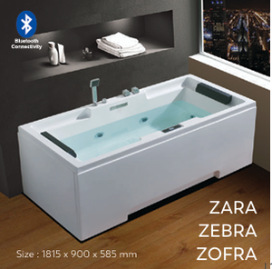 Bañera de hidromasaje acrílica ZOFRA para 1 persona con precio bajo - Product Image 2