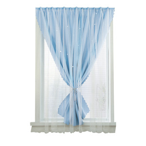 Cortinas cortas tipo gancho para apartamentos de alquiler, cortinas opacas sencillas para ventanas pequeñas, dormitorios, apartamentos pequeños, y - Product Image 5