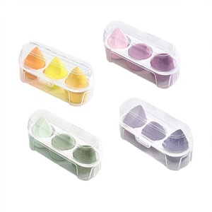 Venta al por mayor de alta apariencia de maquillaje <span class=keywords><strong>huevo</strong></span> seco húmedo de doble uso de maquillaje <span class=keywords><strong>en</strong></span> <span class=keywords><strong>polvo</strong></span> de esponja de alta calidad herramientas de maquillaje - Product Image 5
