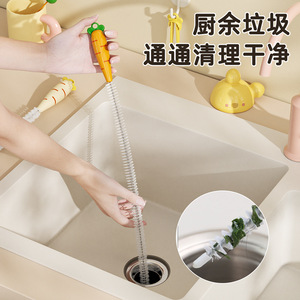 Brosse flexible pour nettoyer les canalisations, outil de débouchage de tuyaux d'évier, éliminateur de poils - Product Image 3