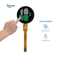 Petit écran LCD TFT circulaire rond de 1,6 pouce 400*400 pour montre intelligente Module d'écran LCD avec écran tactile capacitif