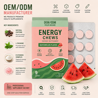Complément Alimentaire Énergétique OEM ODM Saveur Pastèque, Complexe de Vitamines B, Favorise la Concentration et la Relaxation, Marque Privée Personnalisée