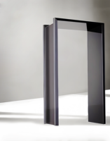 Bandes décoratives modernes en aluminium avec fixation par vis pour couloirs, balcons, fenêtres et assemblages de portes - Accessoires pour portes et fenêtres