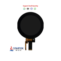 Layar LCD TFT bulat 3.4 inci, resolusi 800*800 430, modul LCD kategori produk Panel Display kecil IPS antarmuka nits MIPI