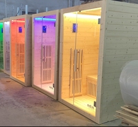 Sauna infrarouge intérieur de luxe pour 1 personne, spectre complet