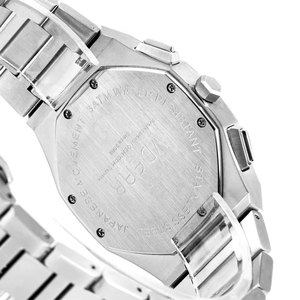 Reloj de Pulsera Cronógrafo de Cuarzo Masculino de Lujo con Logotipo Personalizado, Estilo Ejecutivo, Acero Inoxidable con Correa de Cuero, Resistente al Agua para Hombre - Product Image 4