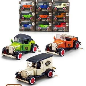 Voiture miniature classique en alliage, <span class=keywords><strong>jouet</strong></span> à tirer en arrière, échelle 1.32, voiture vintage - Product Image 3