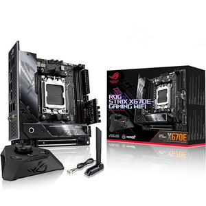 ROG Strix X670E-I เมนบอร์ดเกม WIFI ช่องเสียบ6E <span class=keywords><strong>AM5</strong></span> LGA 1718 <span class=keywords><strong>Mini</strong></span>-<span class=keywords><strong>ITX</strong></span> - Product Image 1