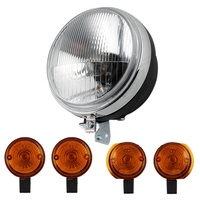 Ensemble de phares halogènes en verre transparent pour moto Simson S50 S51 S70