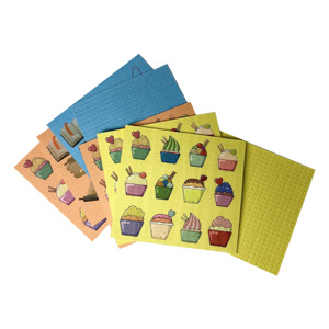 Custom Printed Cellulose <b>Sponge</b> Dishcloth Biodegradable Kitchen Cleaning <b>Sponge</b> Dish Cloth for Bulk Wholesale - Product Image 1