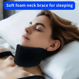 Colar de suporte de pescoço personalizado, cinta de espuma ajustável para o pescoço cervicorreto, para aliviar a dor no pescoço e na coluna, corretor de pressão/postura