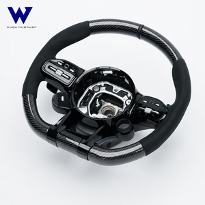 Volant sport personnalisé en fibre de carbone adapté aux <span class=keywords><strong>Mercedes</strong></span> Benz AMG Classe <span class=keywords><strong>C</strong></span> W204 C63 W212 W218 W207 Amélioration des performances - Product Image 4