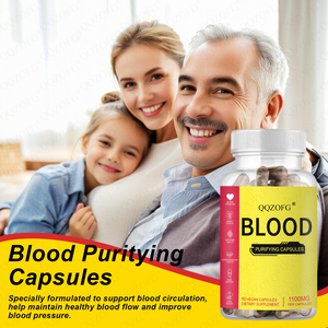 60 Cápsulas BLOOD, Suplemento Herbal Natural <span class=keywords><strong>para</strong></span> el Apoyo Inmunológico, Presión Arterial, Salud Ósea y Hepática, Rendimiento Atlético y Circulación - Product Image 3